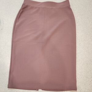 Elegant Mauve Pencil Skirt New Mix Large